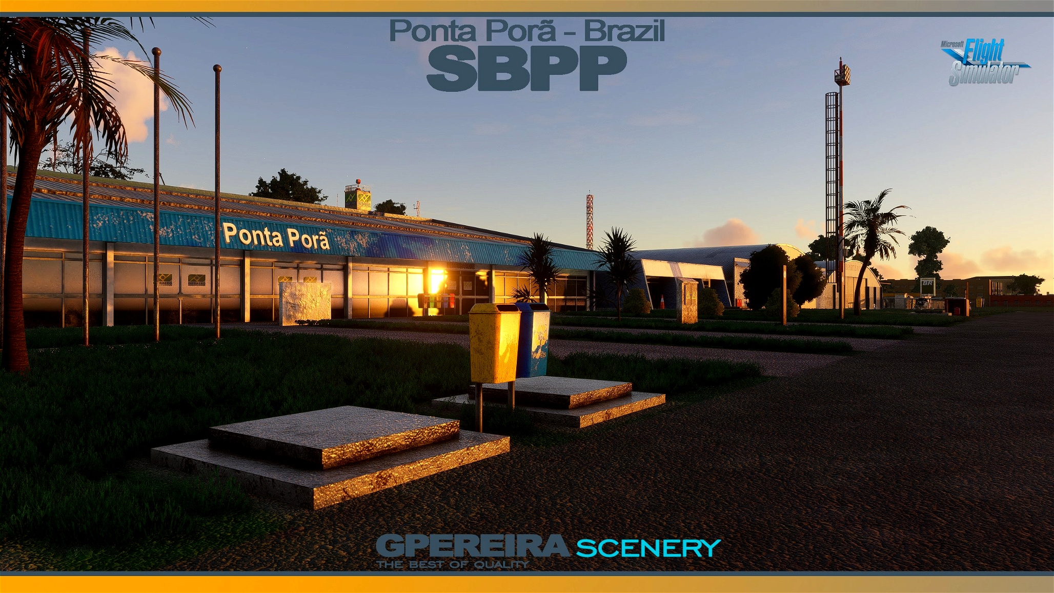 GPEREIRA SCENERY - PONTA PORÃ INTERNATIONAL - SBPP - BRAZIL MSFS Microsoft Flight Simulator