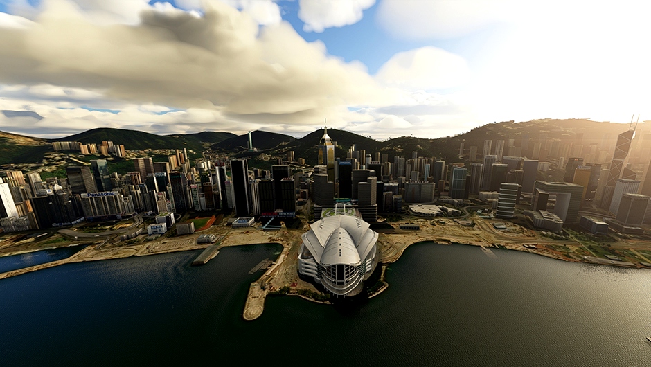 Hong Kong City Times Microsoft Flight Simulator