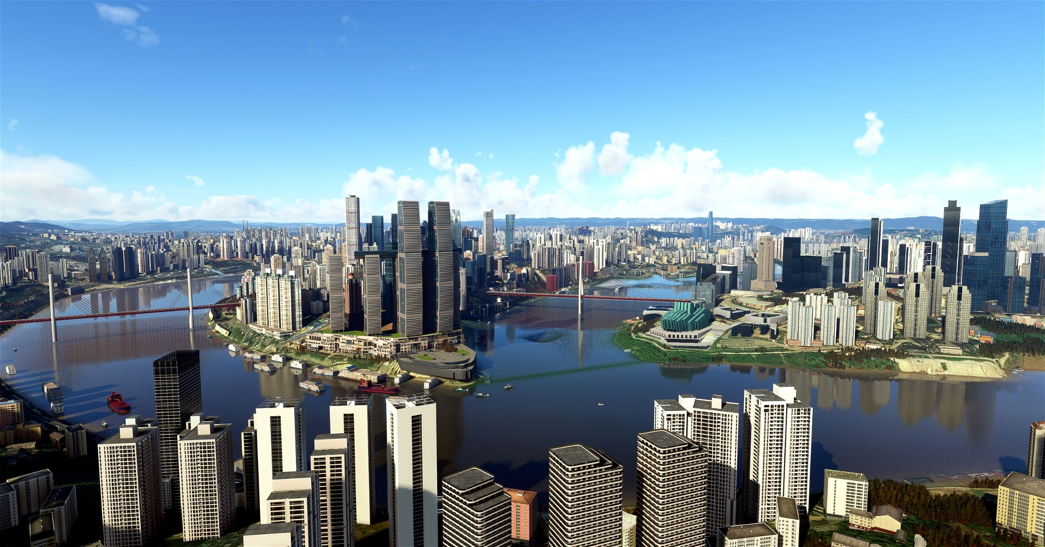 Chongqing Magic City 8D Microsoft Flight Simulator