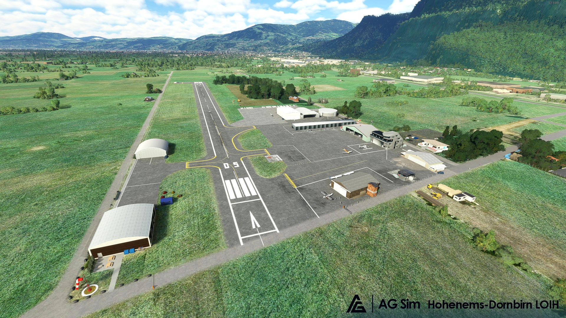 LOIH - Hohenems Dornbirn Airfield - Austria Microsoft Flight Simulator