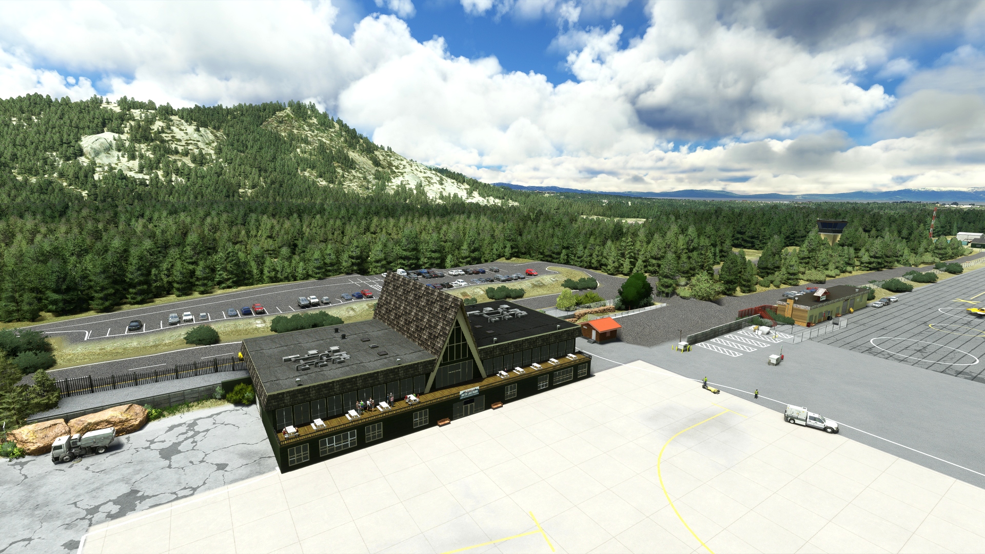 KTVL - Lake Tahoe Airport, California, USA Microsoft Flight Simulator