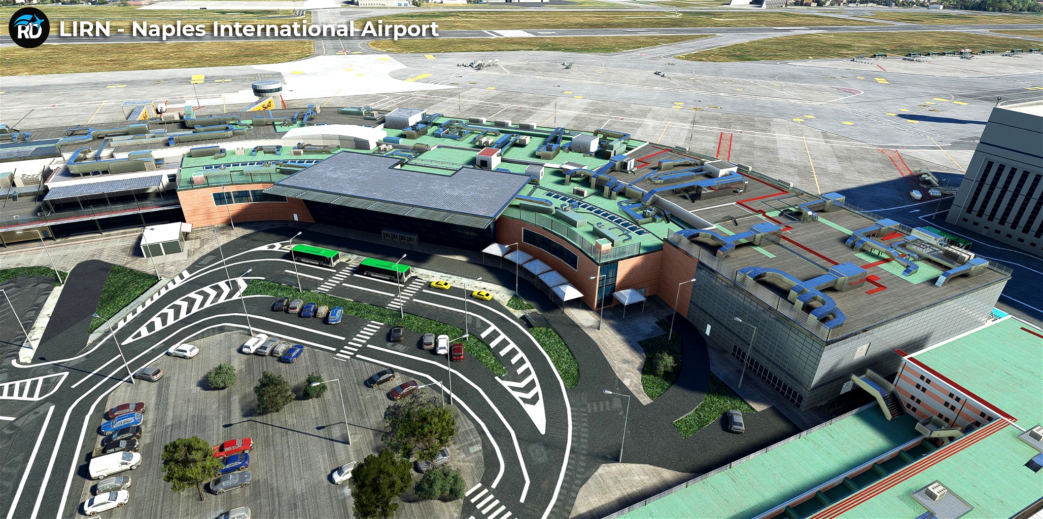 LIRN - Naples International Airport  Microsoft Flight Simulator